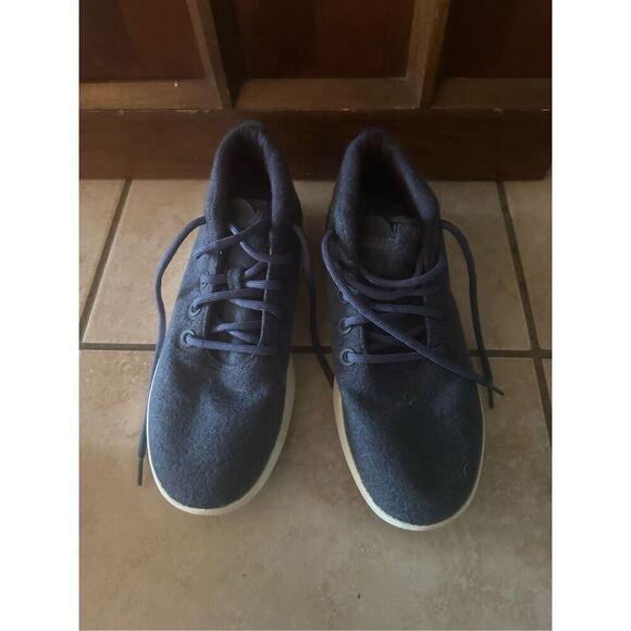 Allbirds Blue Hi-top Wool Runners Women size 11 - Picture 4 of 6